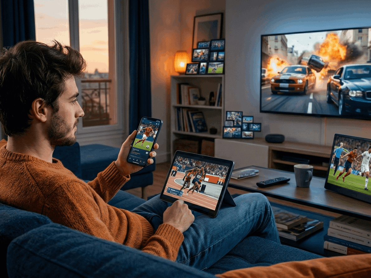 Illustration du streaming et de la promesse technologique